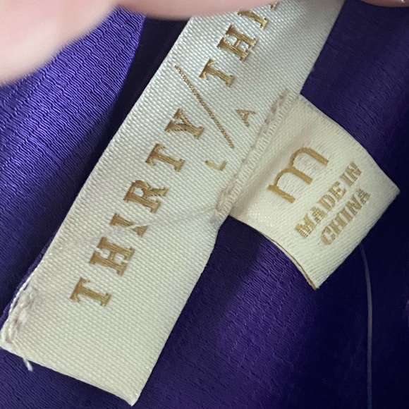 Purple satin slip dress NWT Sz M - Picture 7 of 7